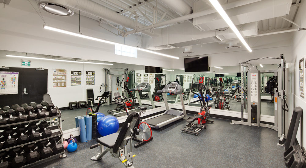 Office tenants have exclusive private use of the gym by appointment